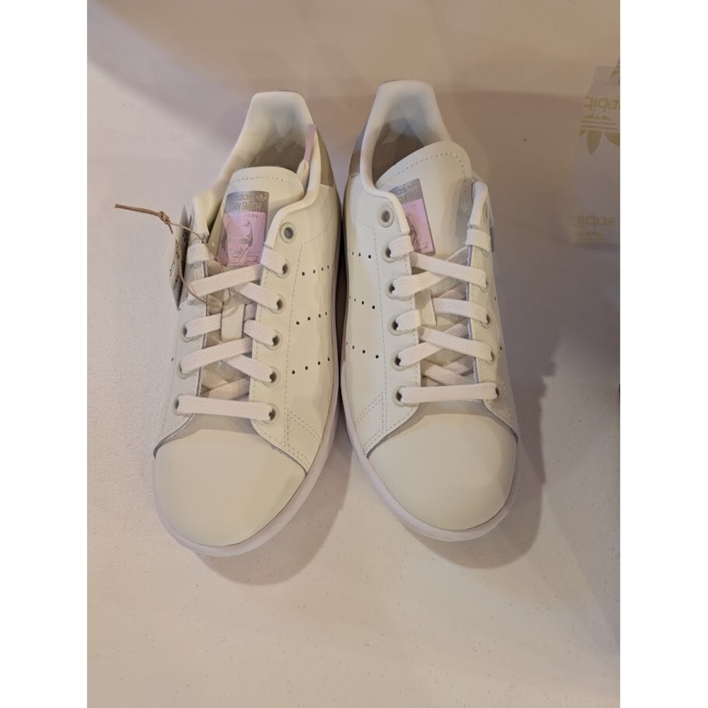 Adidas Women's Stan Smith Shoes‎ White/Pink Size 5.5 - New